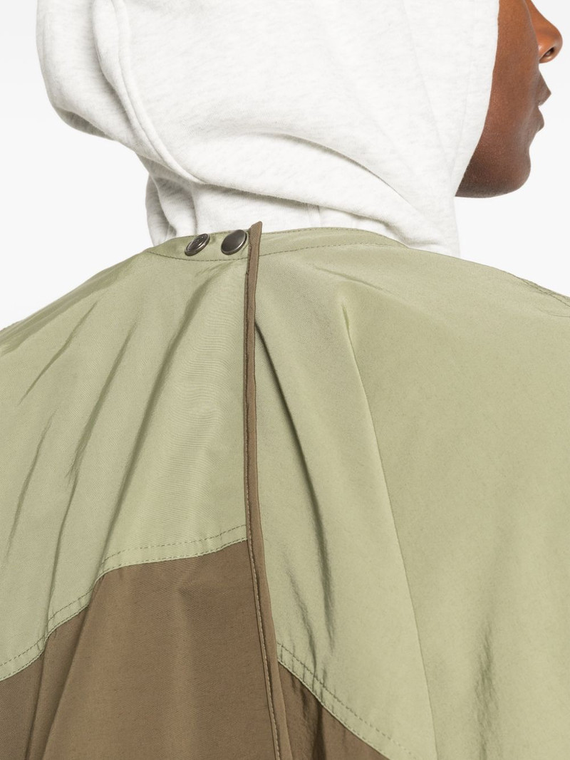 colour-block panelled coat 5