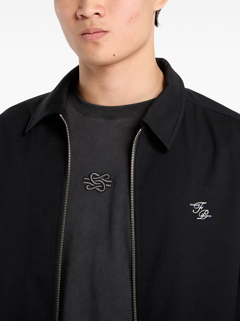 twill embroidered coach jacket 5