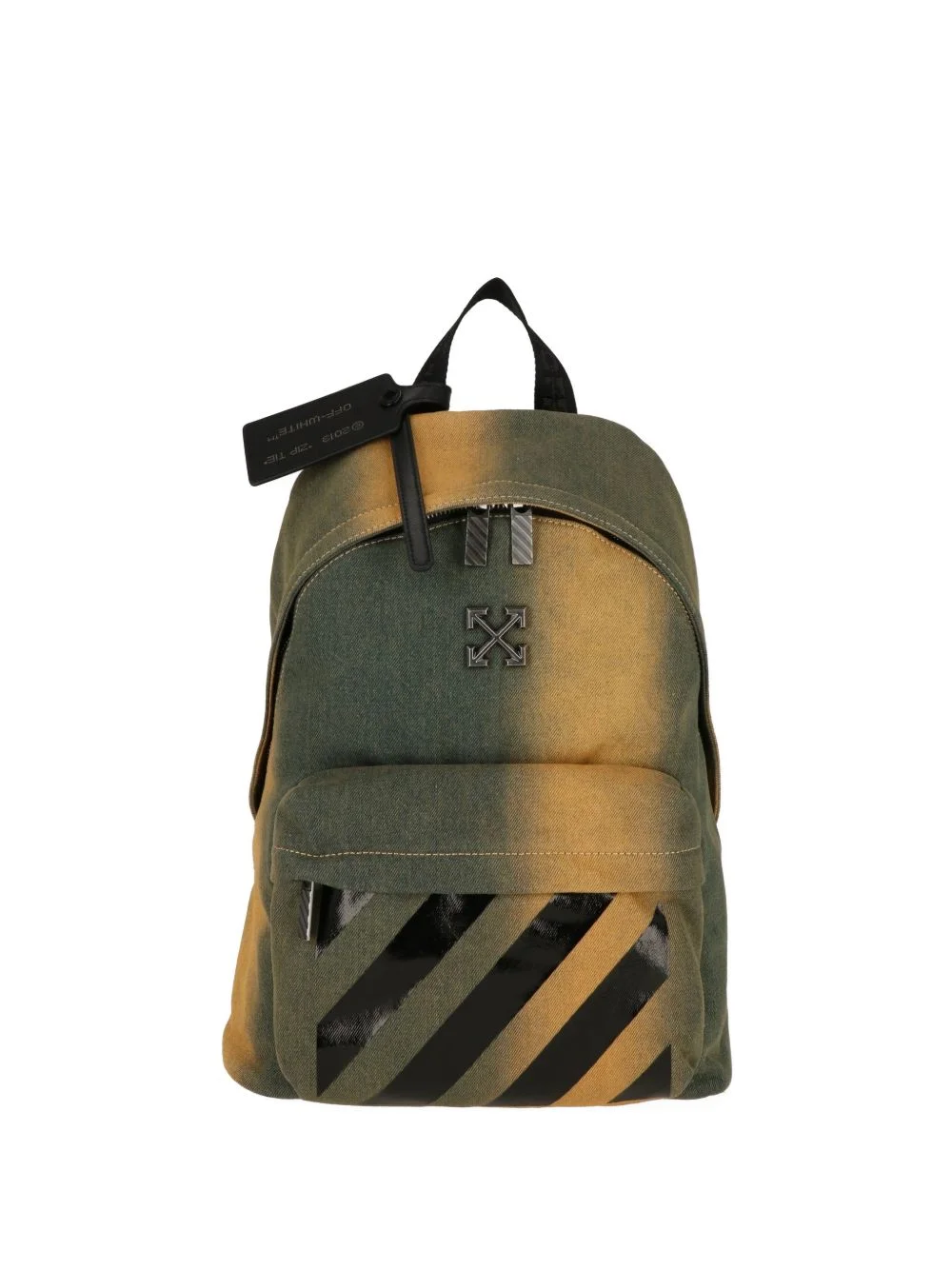 Arrows-motif Diag-stripe backpack - 1