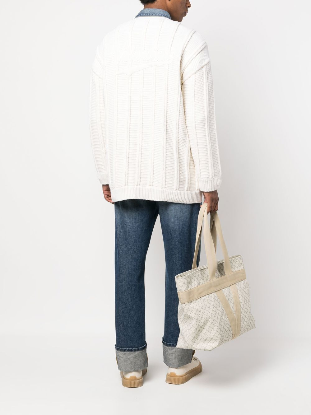 ribbed-knit cardigan - 2
