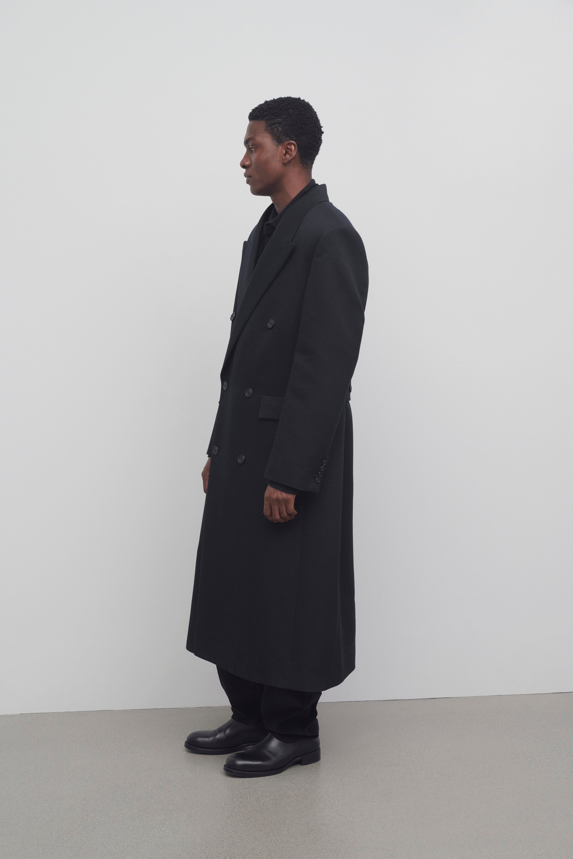 Velasco Coat in Wool and Nylon - 4