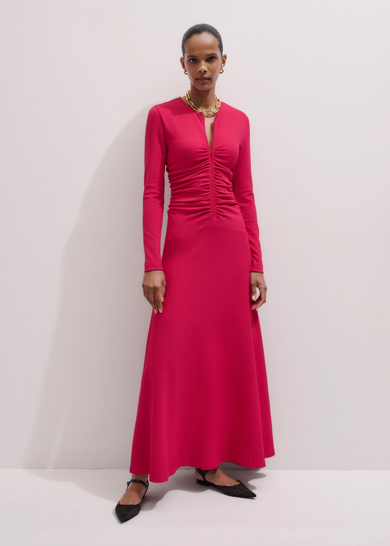 Ruched Maxi Dress 1