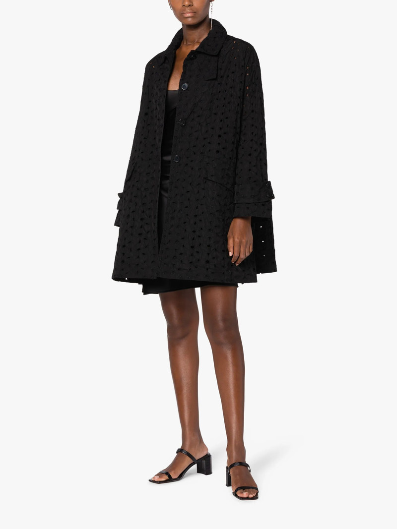 Mackintosh HUMBIE BLACK EMBROIDERED OVERCOAT outlook