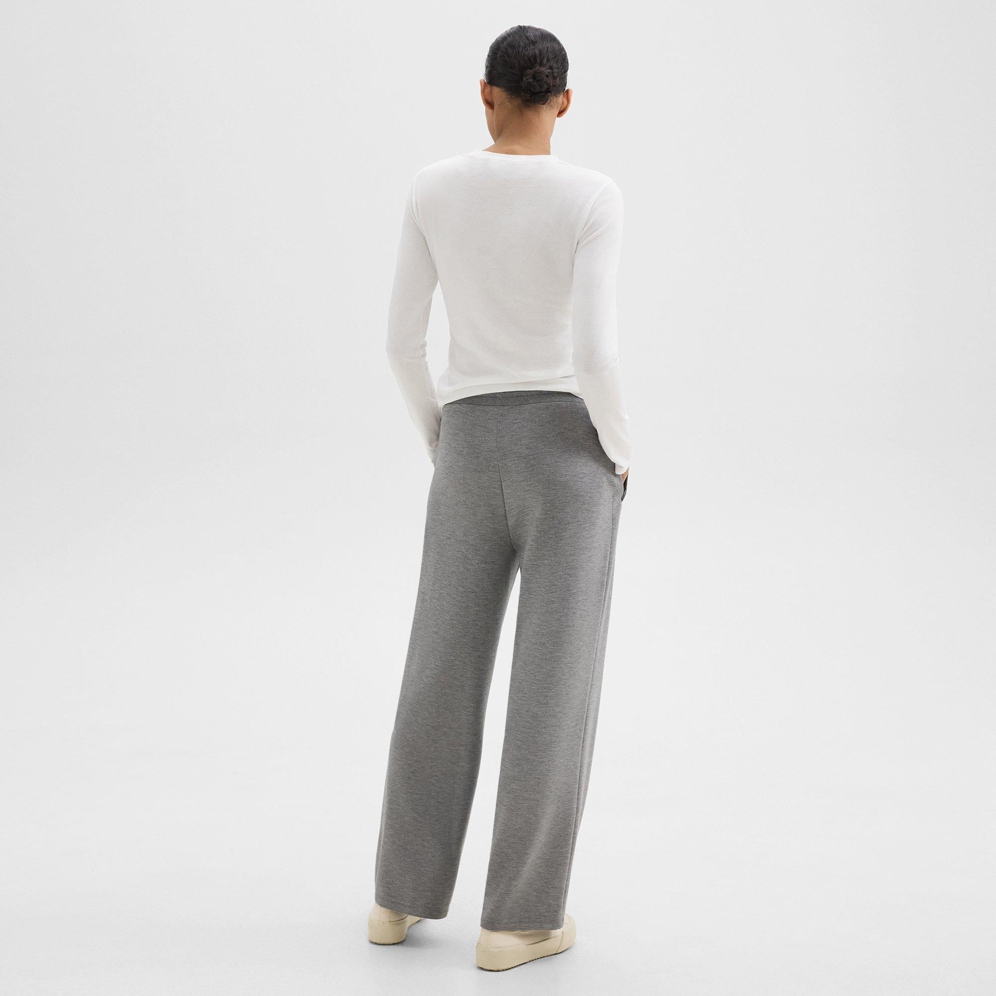 Track Pant in Double-Knit Jersey - 4