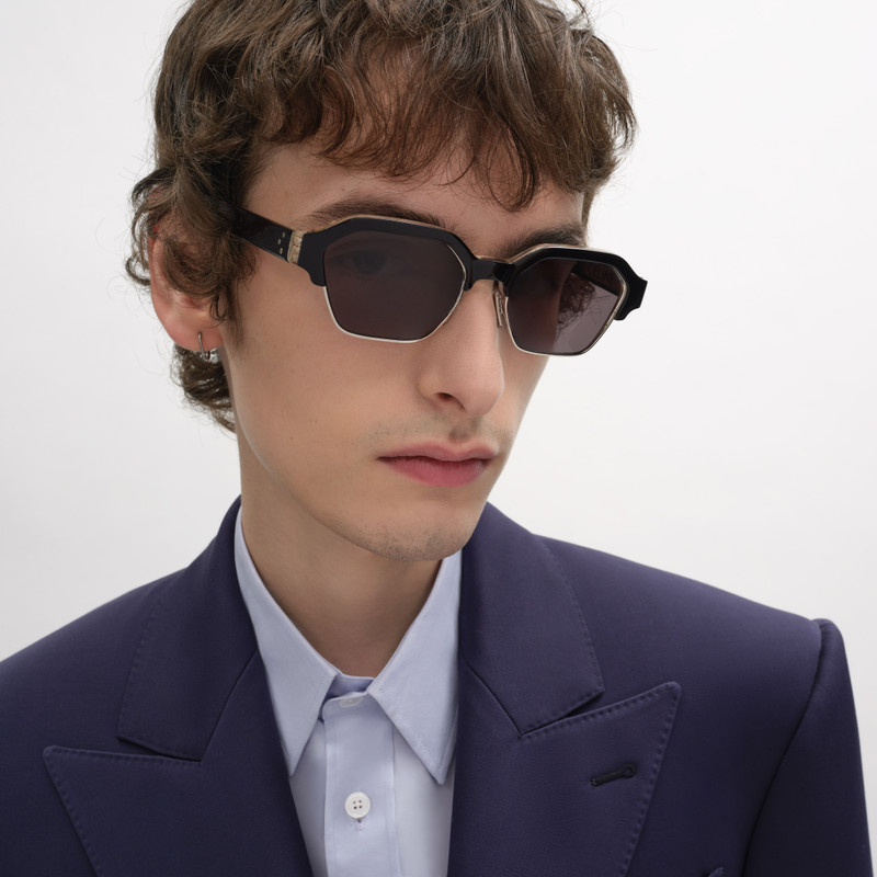 CELINE Black Frame 63 sunglasses in Acetate and Metal outlook