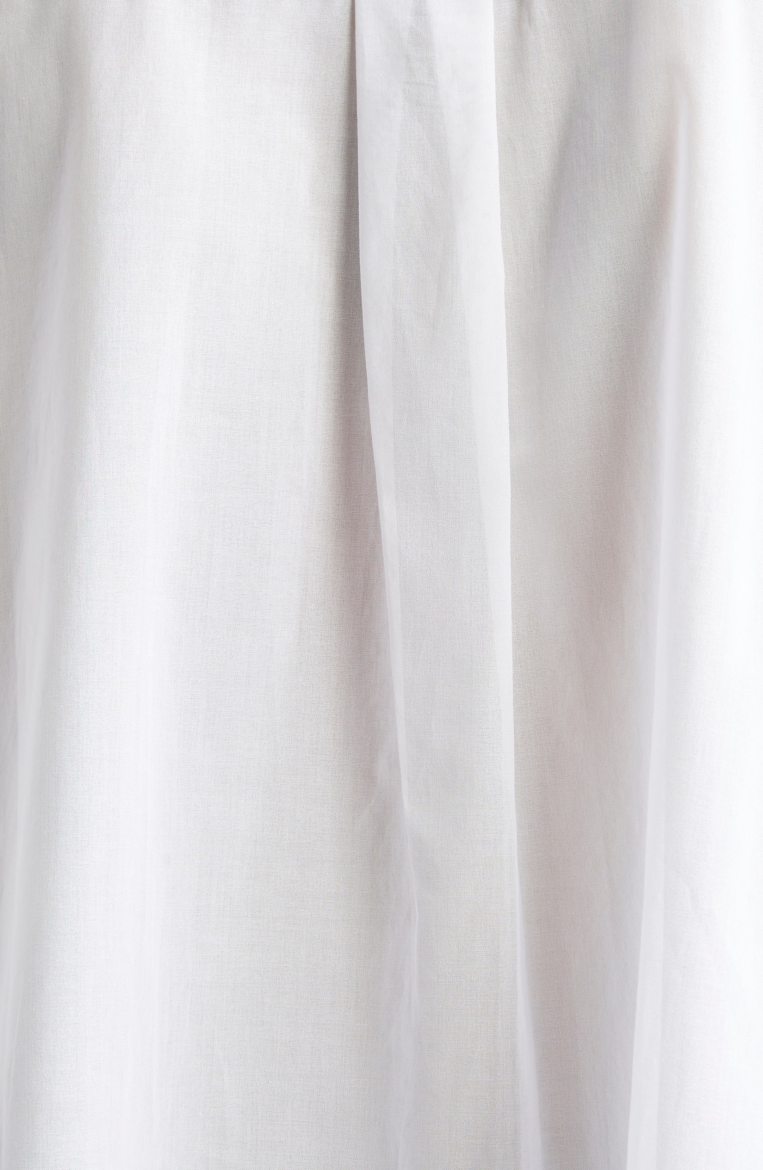 TOTEME Organic Cotton Tunic Top in White at Nordstrom - 6