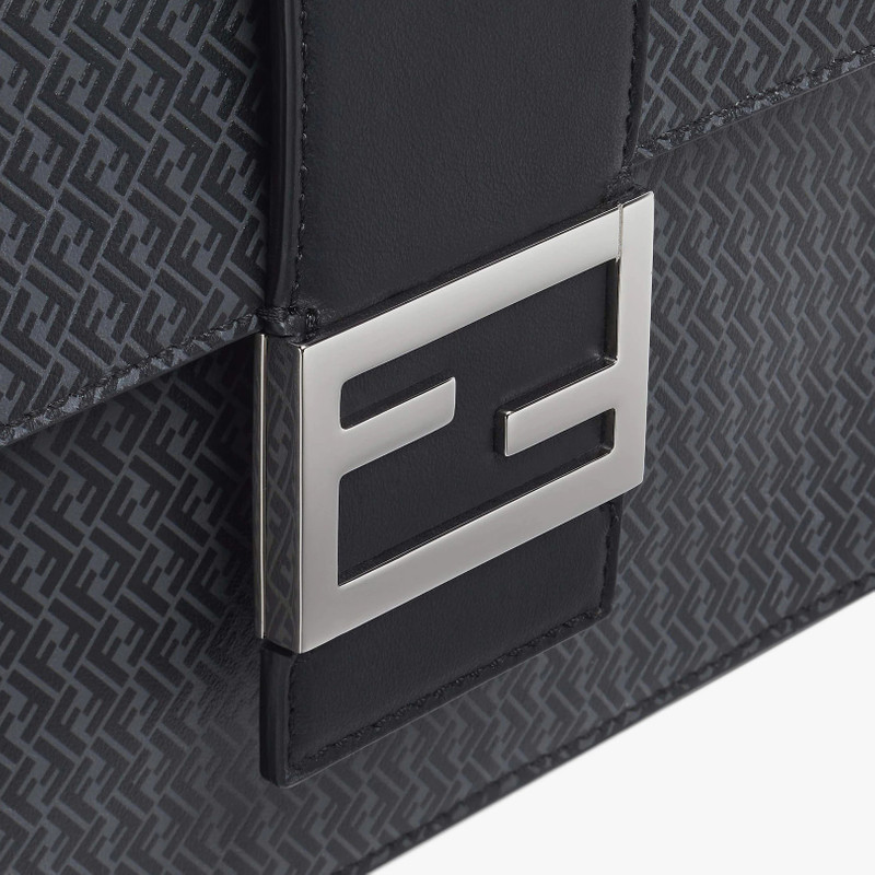 Dark gray leather bag 5