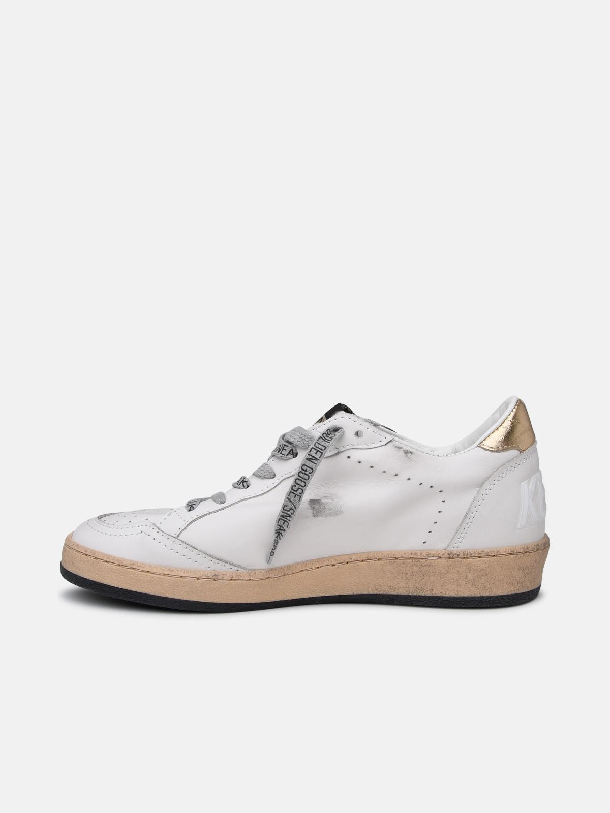 SUPERSTAR SNEAKERS IN WHITE LEATHER - 3