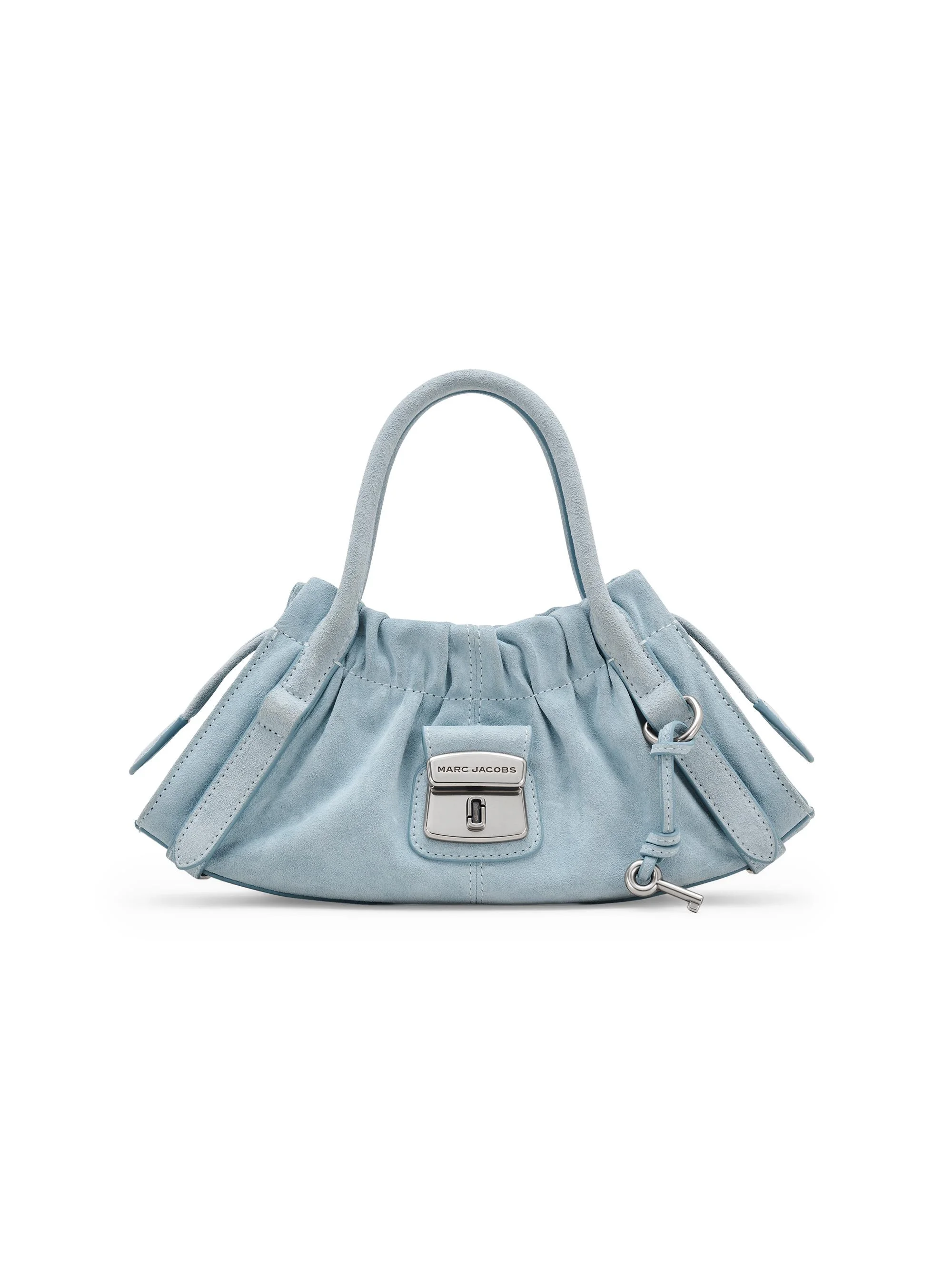Women's The Suede Cristina Small Satchel - Blue Mist - 1