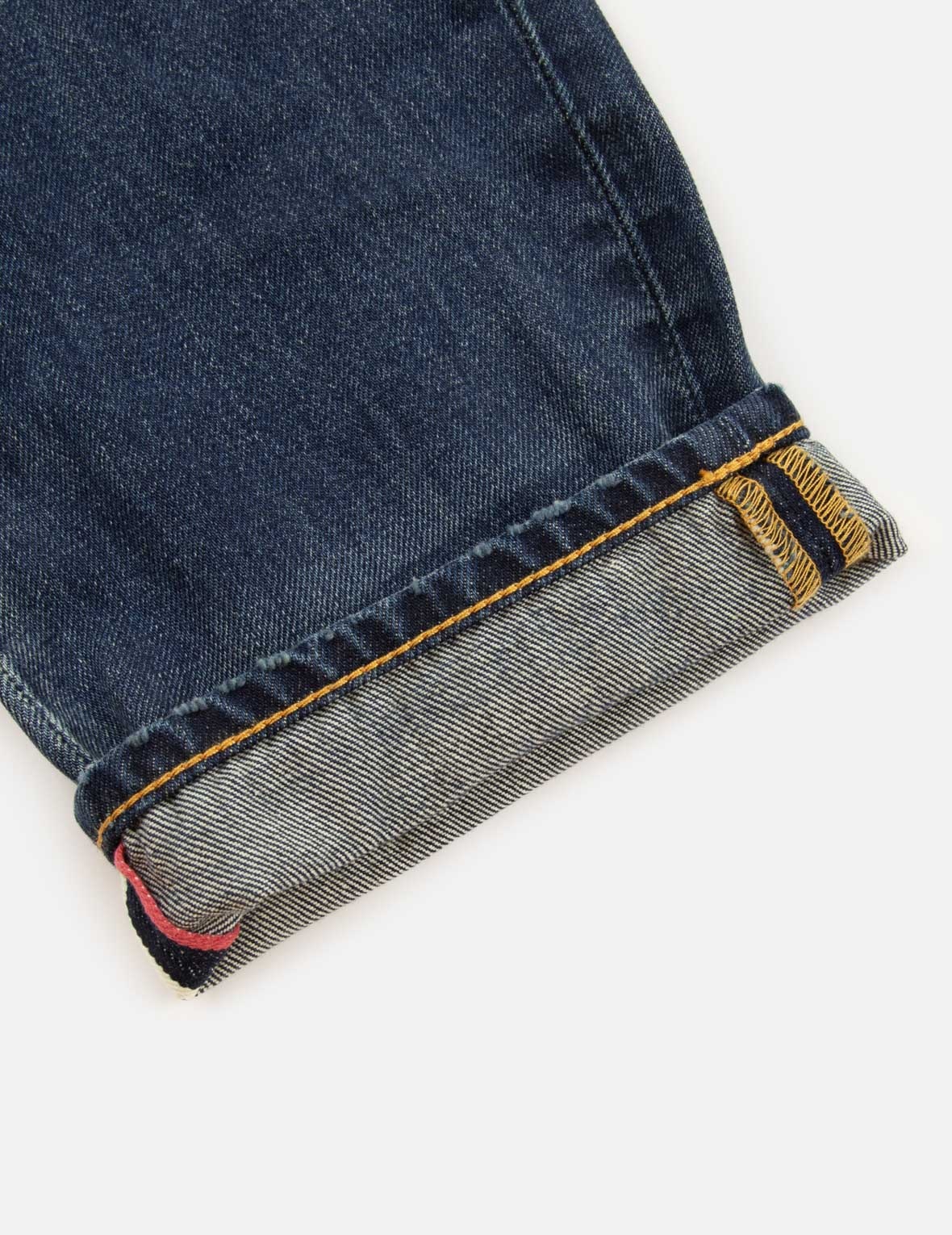 HANAFUDA DARUMA DAICOCK EMBROIDERY CARROT FIT DENIM JEANS #2017 - 12