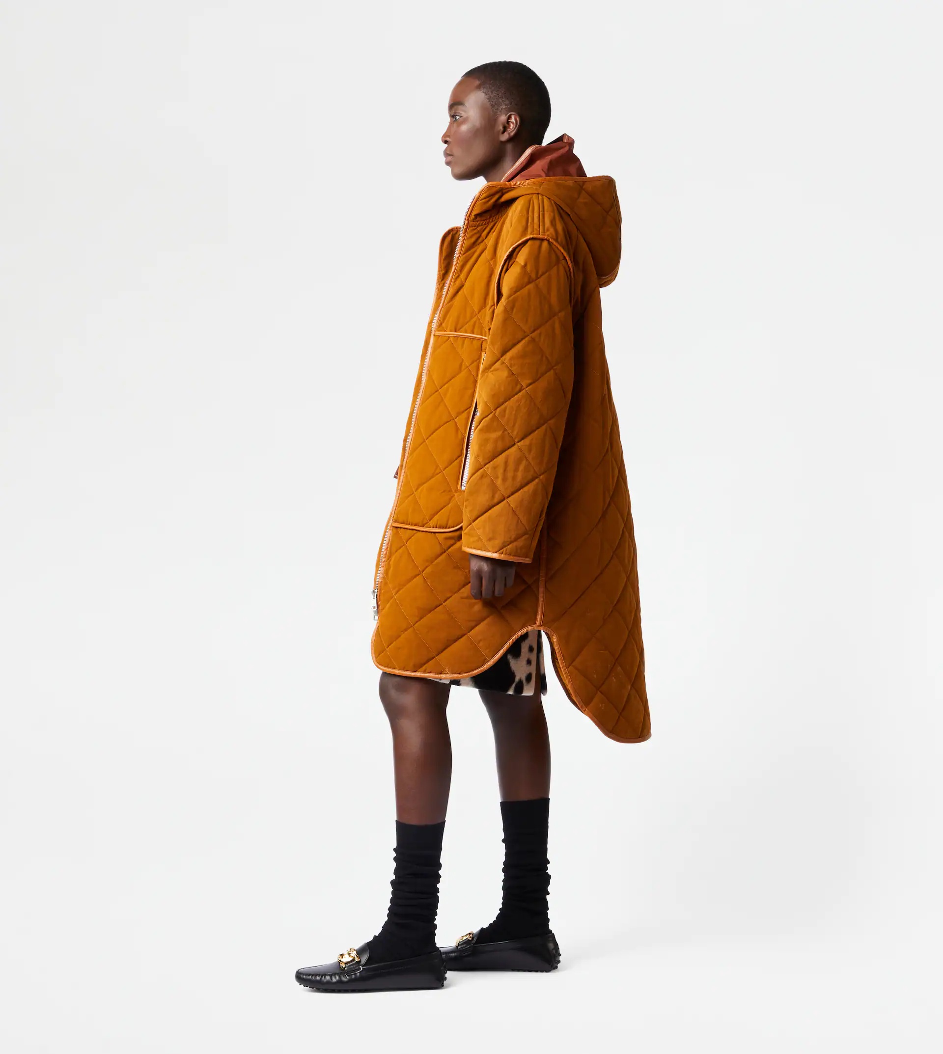 TOD'S QUILTED COAT - 4