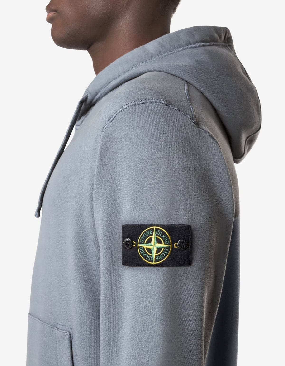 Stone Island Avio Blue Hoodie - 6
