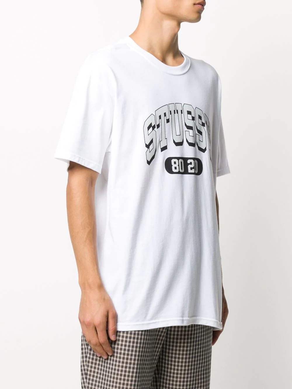 varsity logo print T-shirt - 3