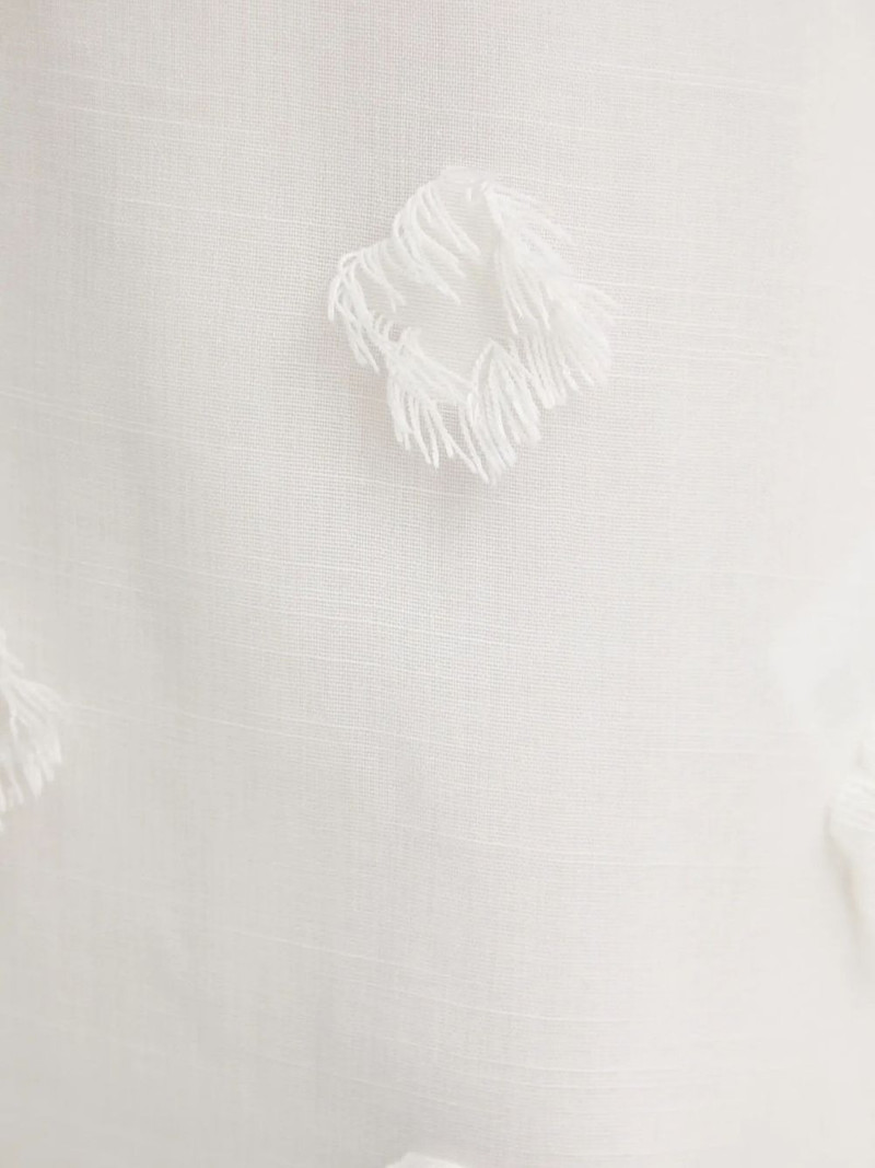 tassel-embellished split skirt 4