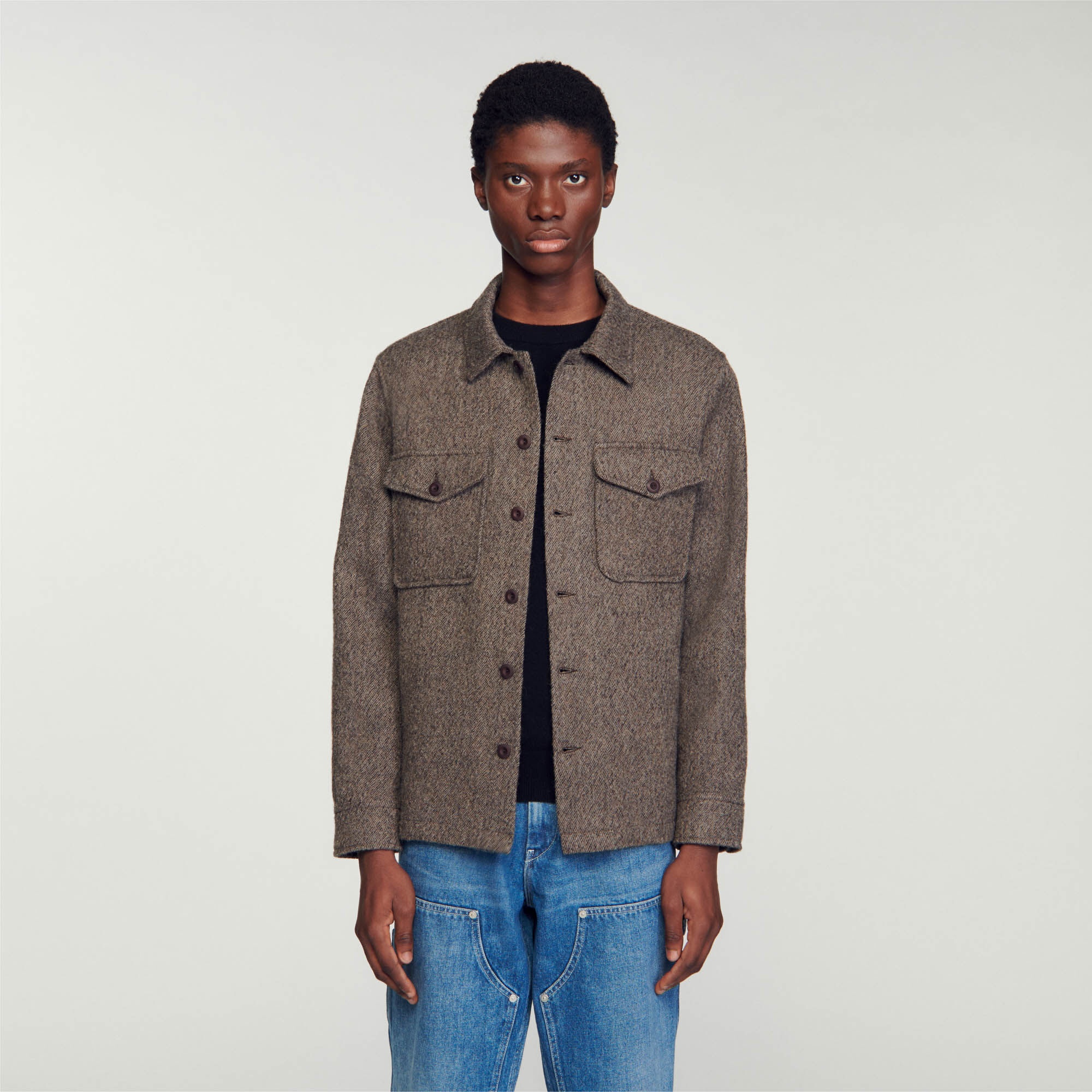 WOOL OVERSHIRT - 5
