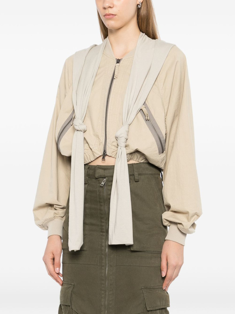 knotted-detail bomber jacket 3