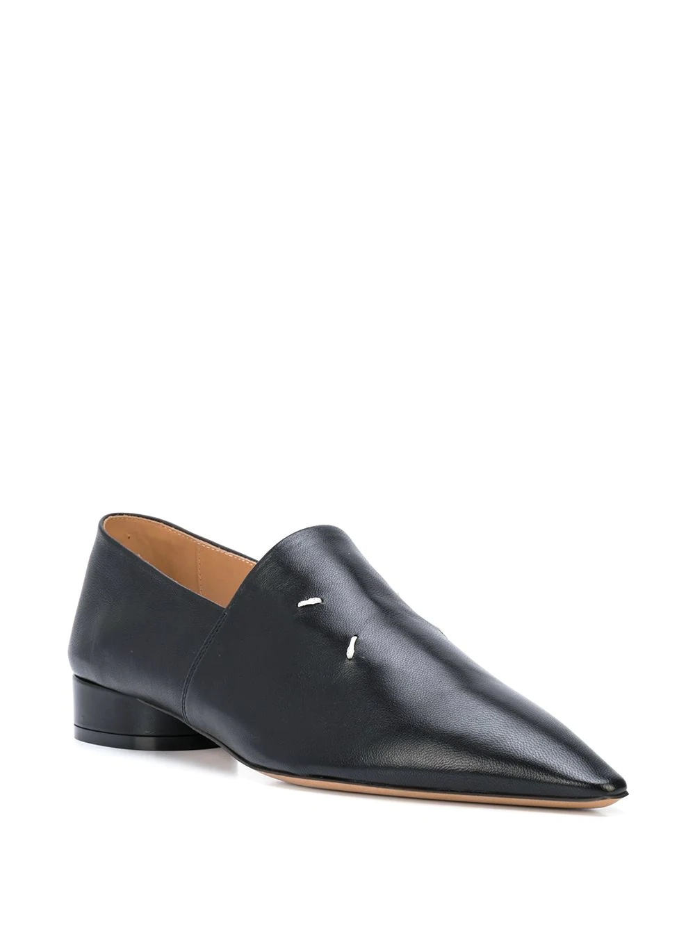 pointed-toe loafers - 2