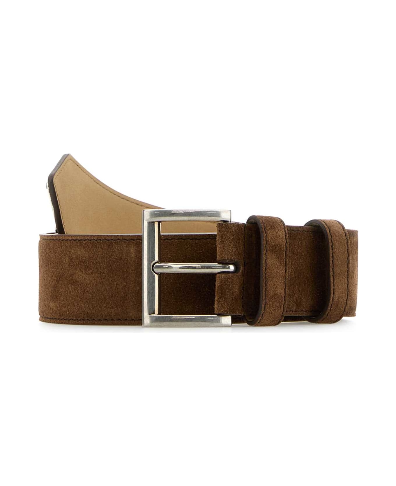 Prada Brown Suede Belt | italist | REVERSIBLE