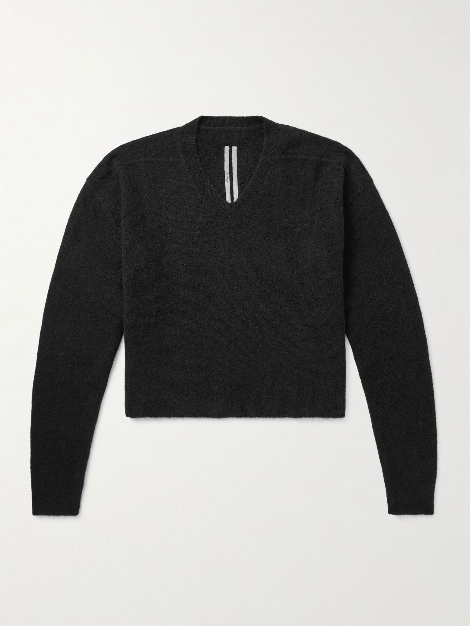 Tommy Brushed-Knit Sweater Black - 1
