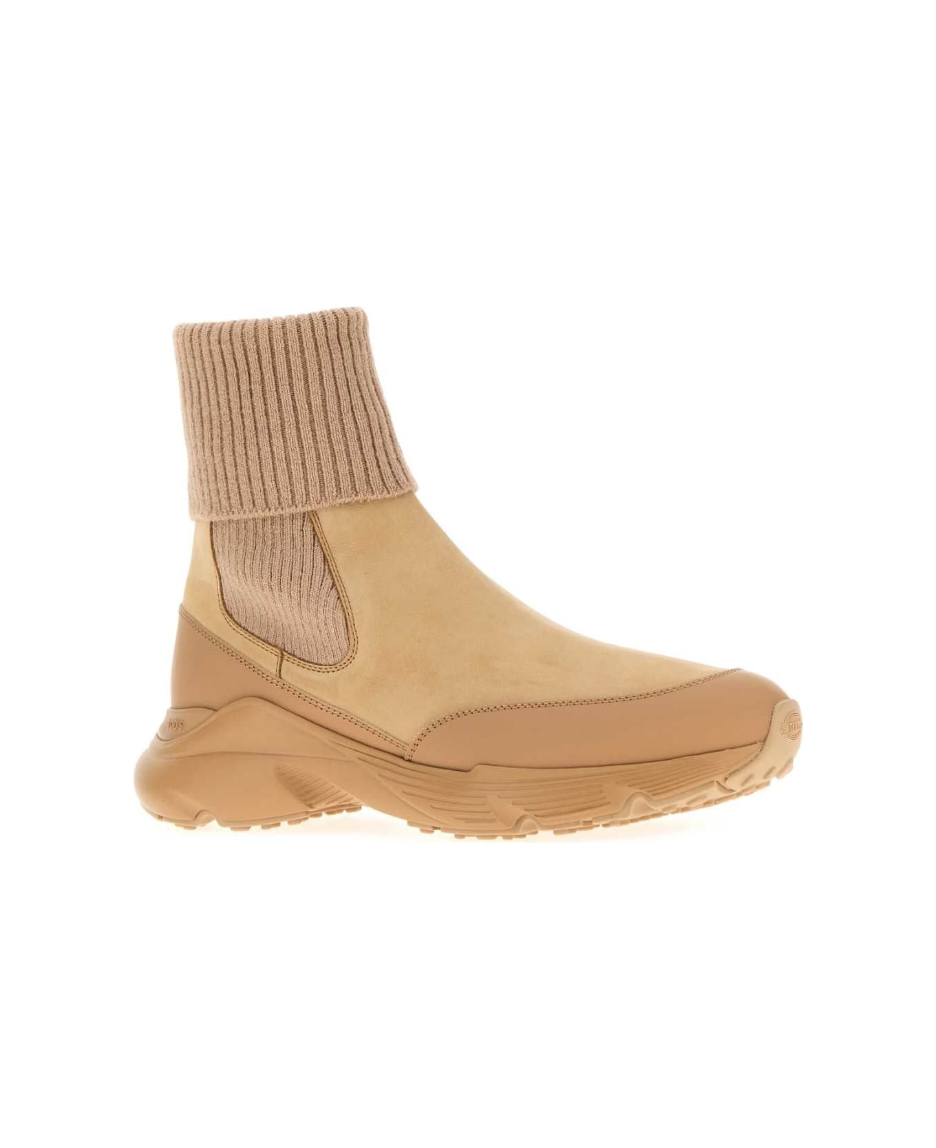 Beige Suede Ankle Boots - 2