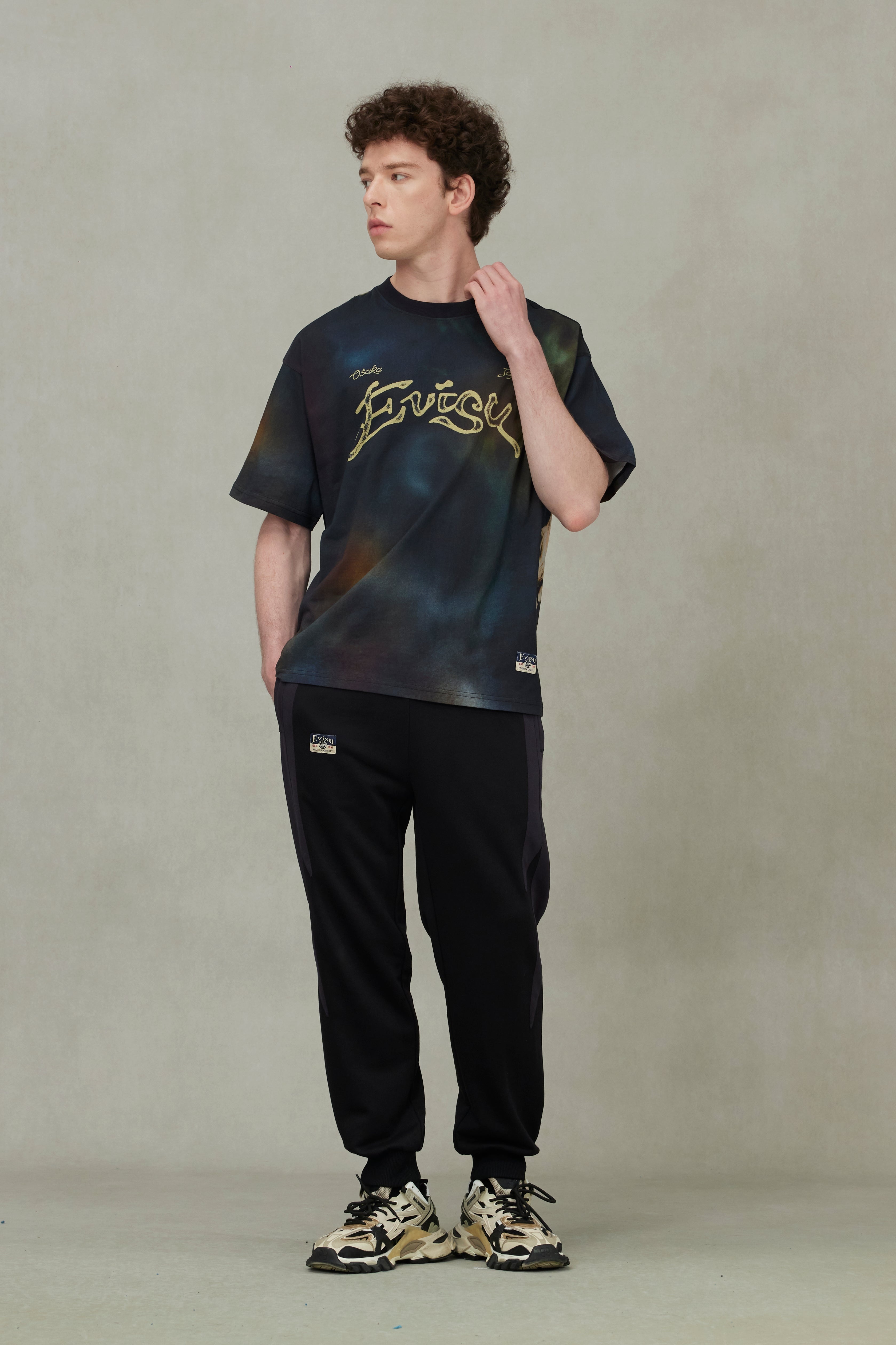 Hakutaku Print Loose Fit T-Shirt - 5