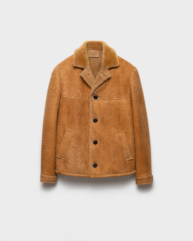 Shearling caban jacket 1