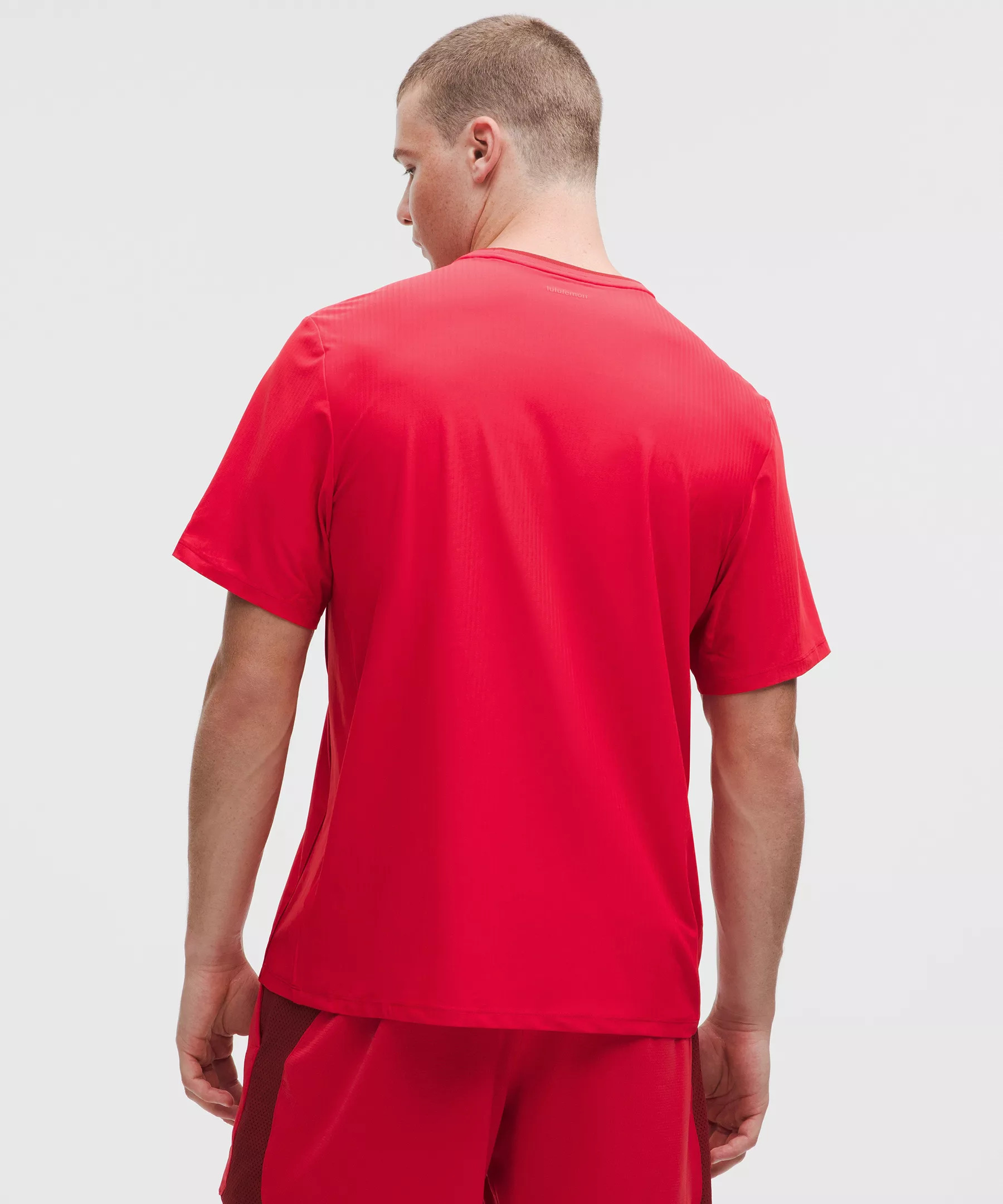 UV-Protective Striped Mesh Tennis T-Shirt - 3