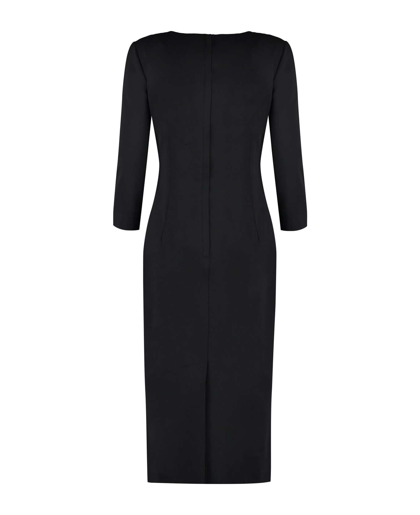 Virgin Wool Midi Dress - 2