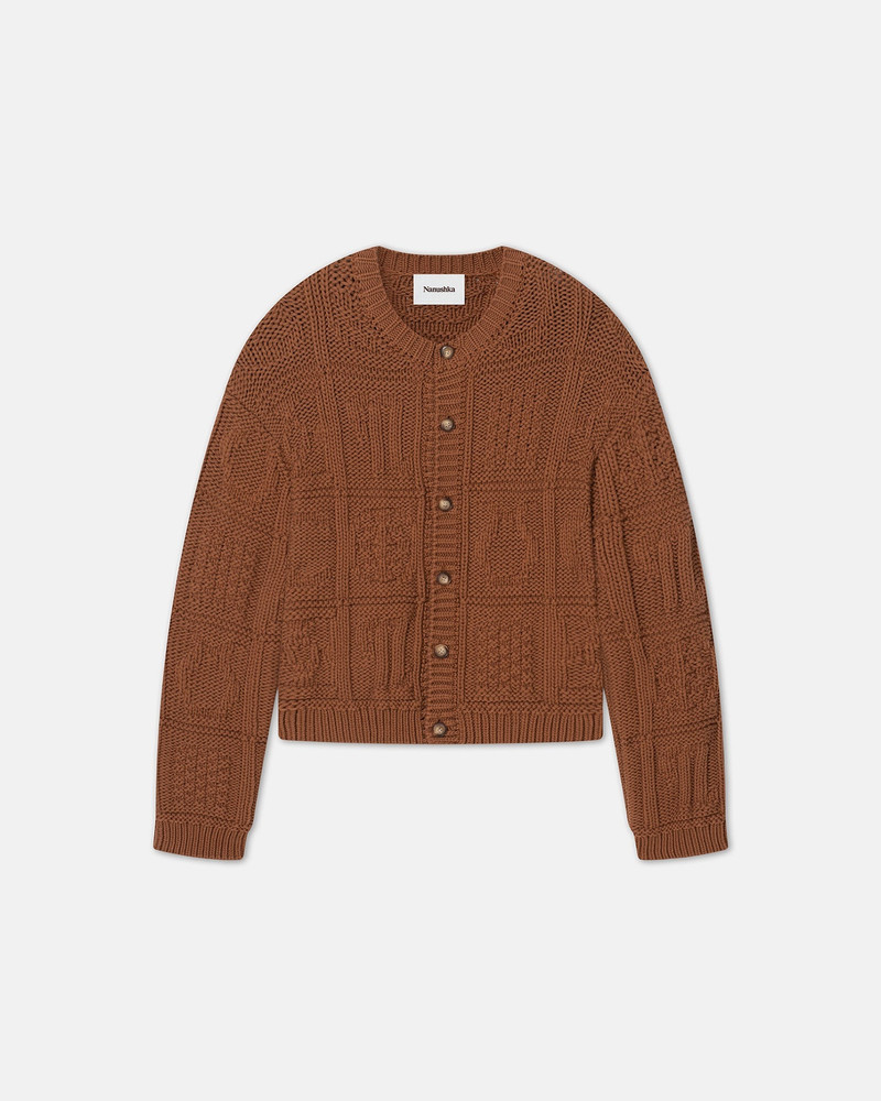 Cable-Knit Cotton-Blend Cardigan 1