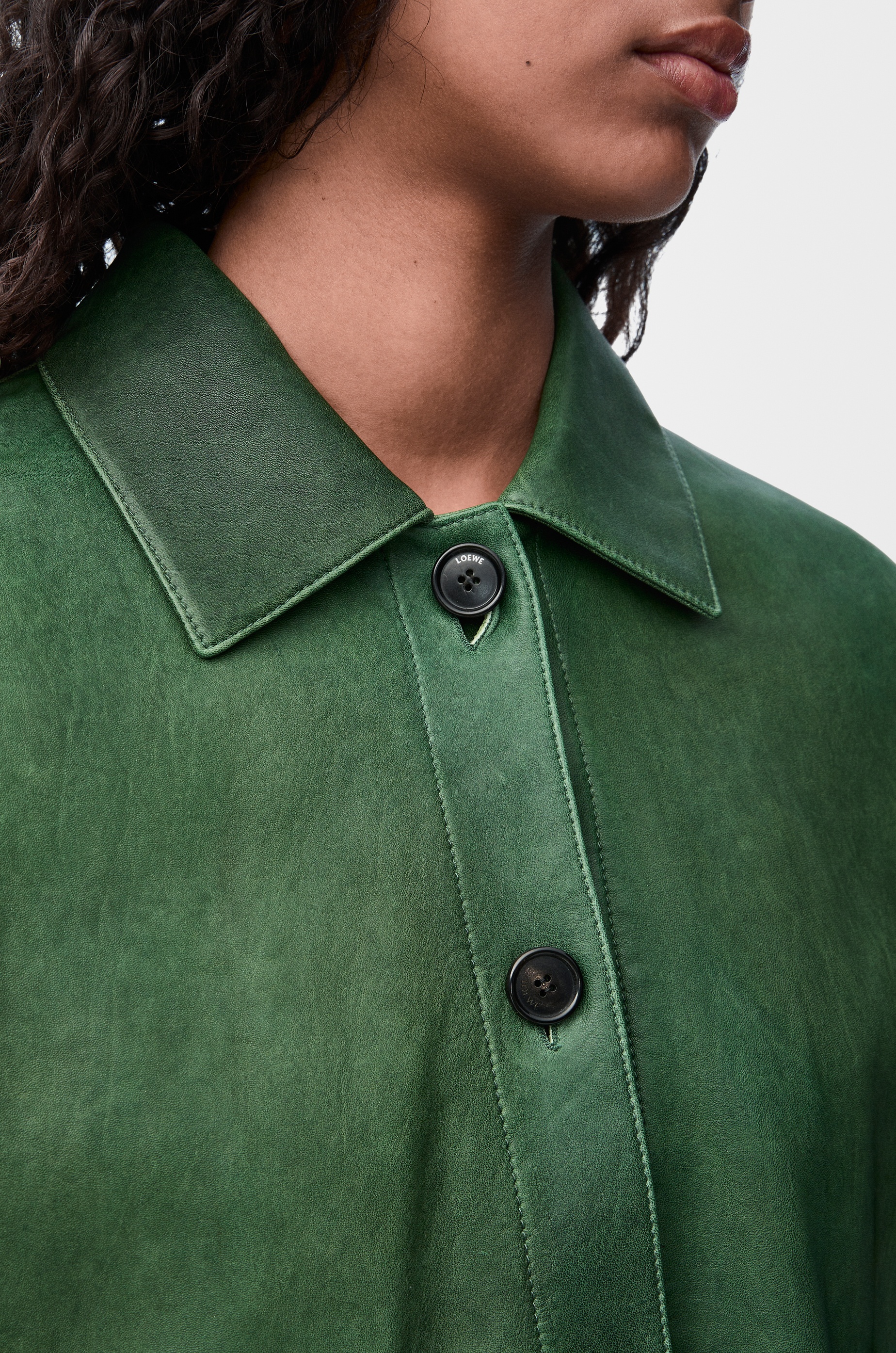 Turn-up jacket in nappa lambskin - 5