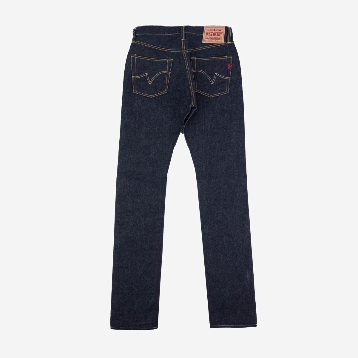 IH-555SBR-14 14oz Broken Twill Selvedge Denim Super Slim Cut Jeans - Indigo - 5