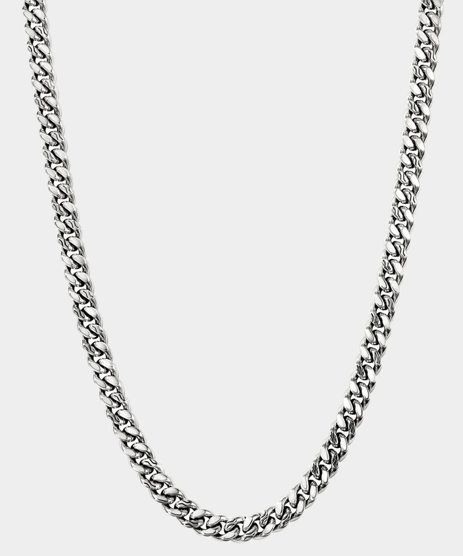 John Hardy Sterling Silver Curb Chain Necklace - 1