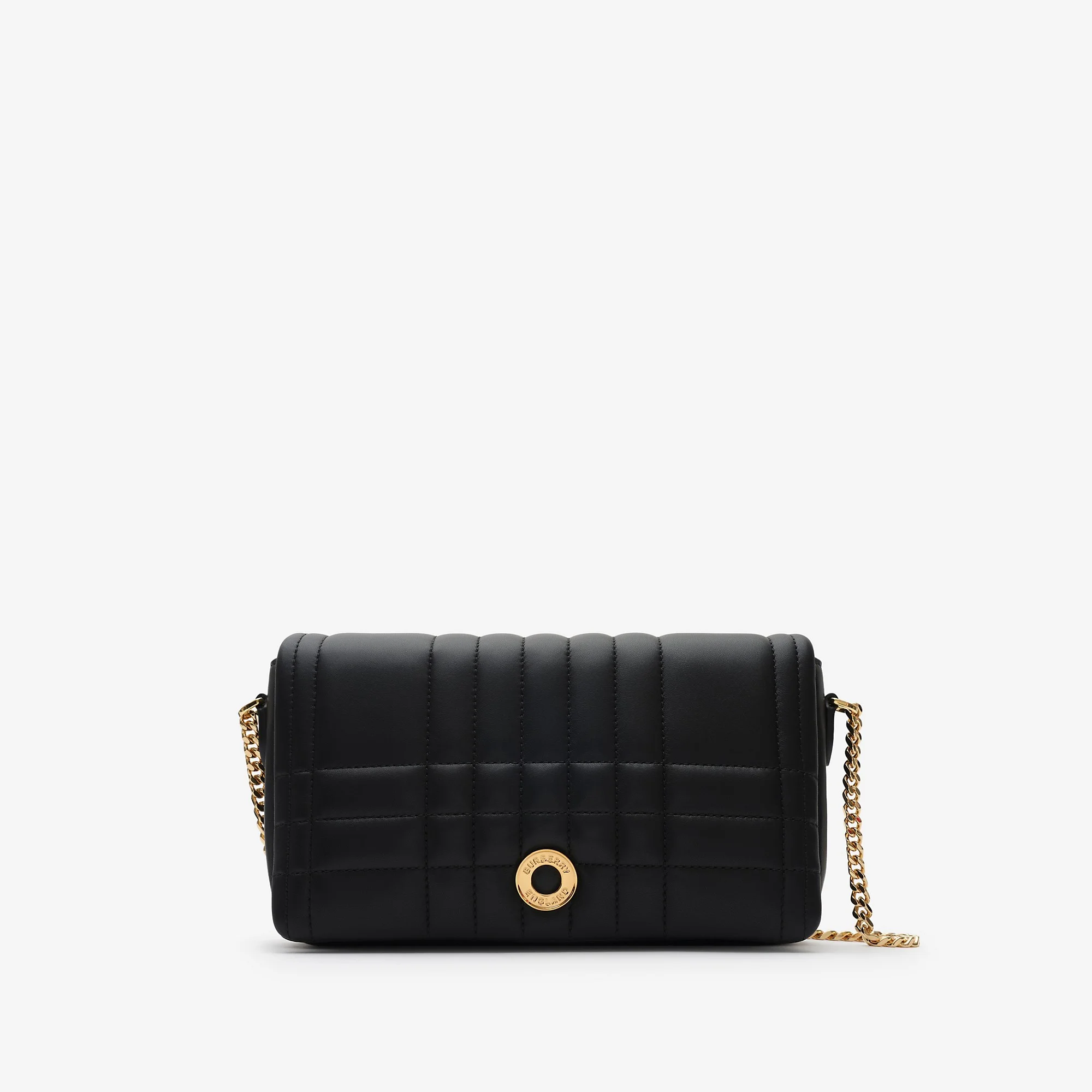 Quilted Leather Crossbody Bag - 1