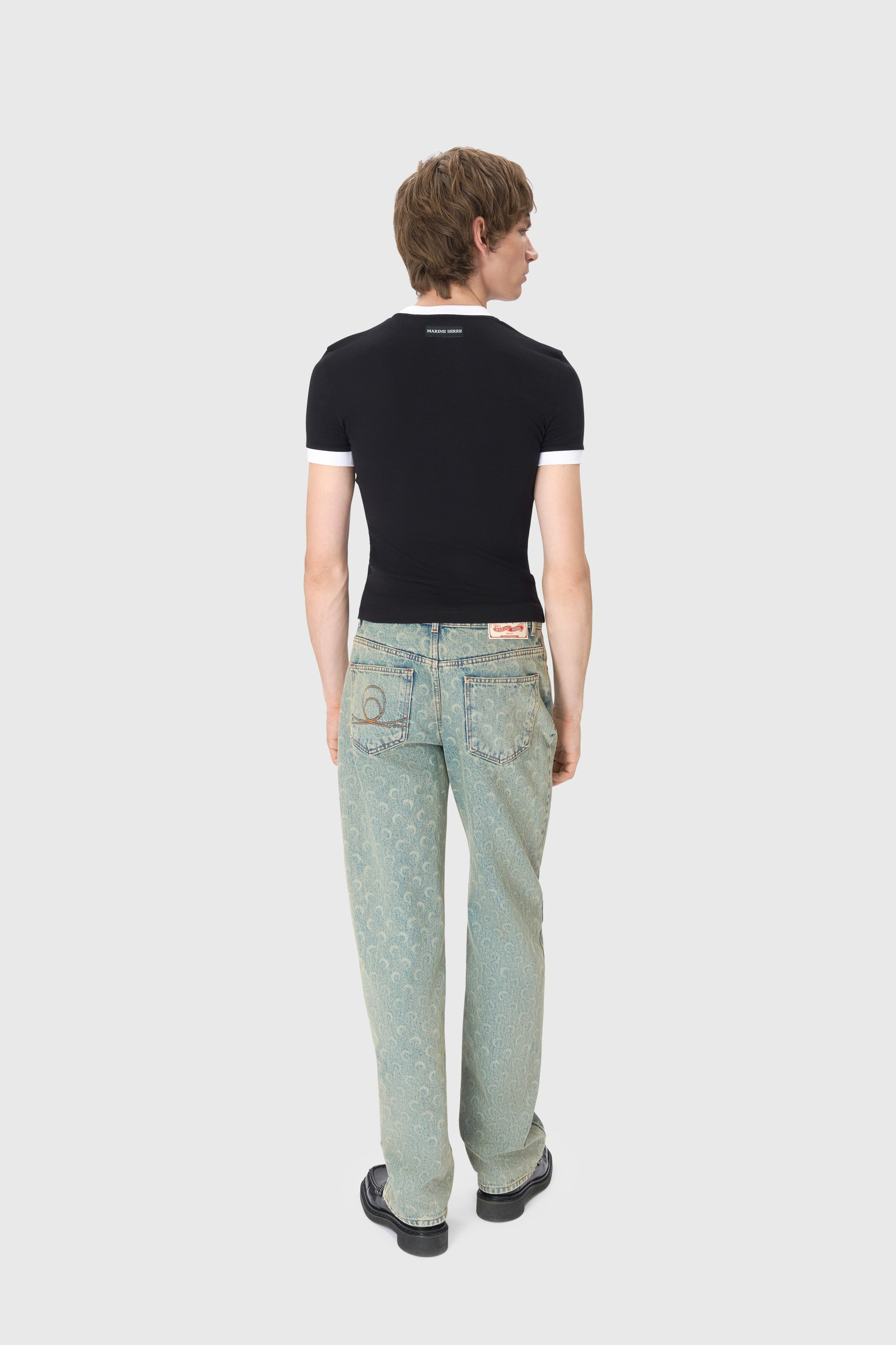 Moon Laser Denim Loose Jeans - 4