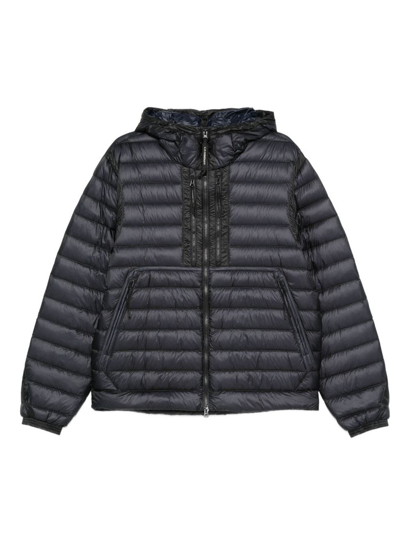 logo-print shirt jacket 1