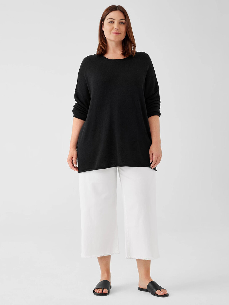 Peruvian Cotton Blend Crew Neck Top 6