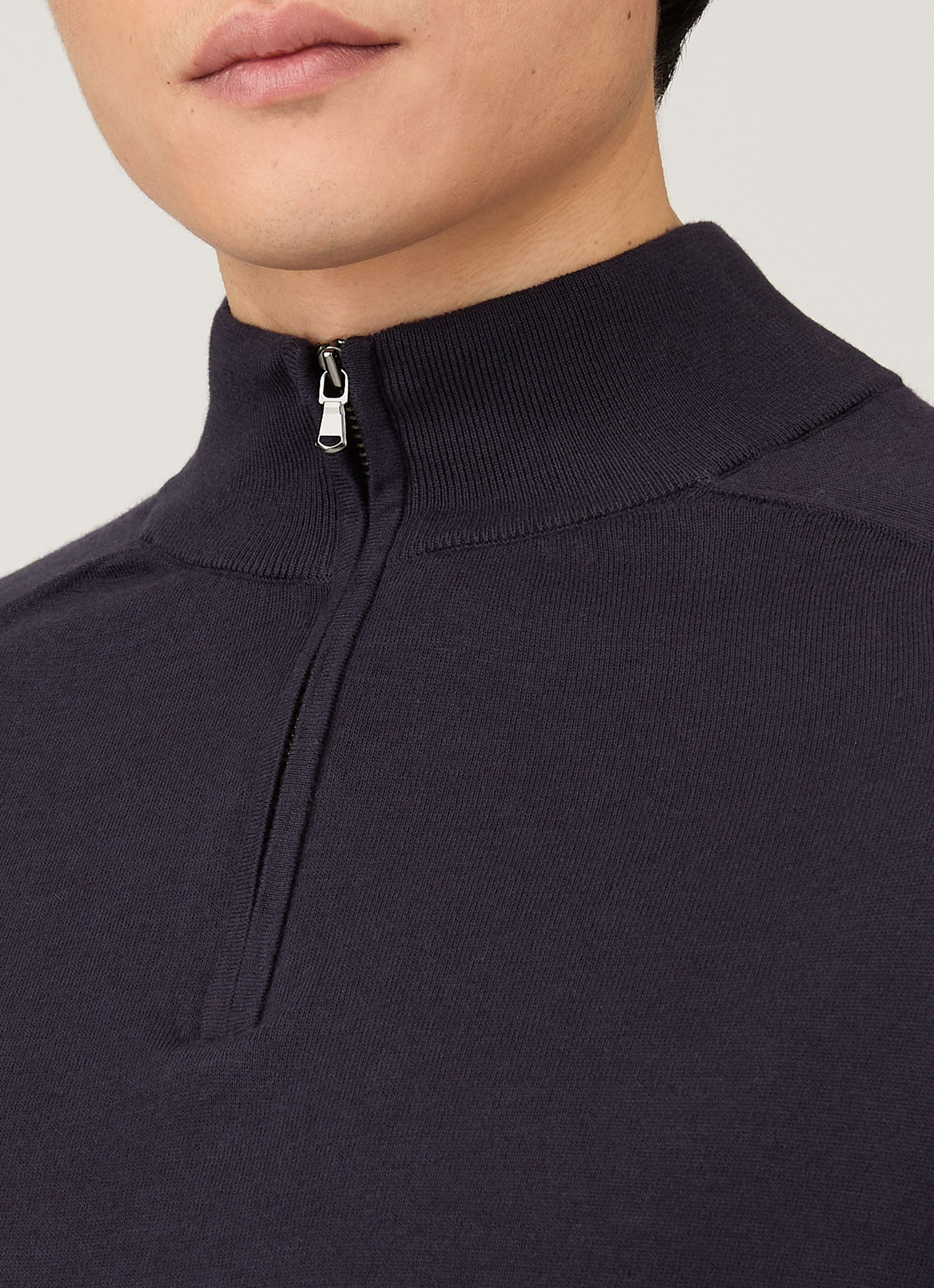Sea Island Cashmere Half Zip - 6