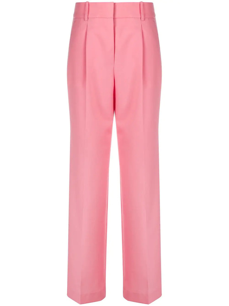 high-waisted tailored trousers 1