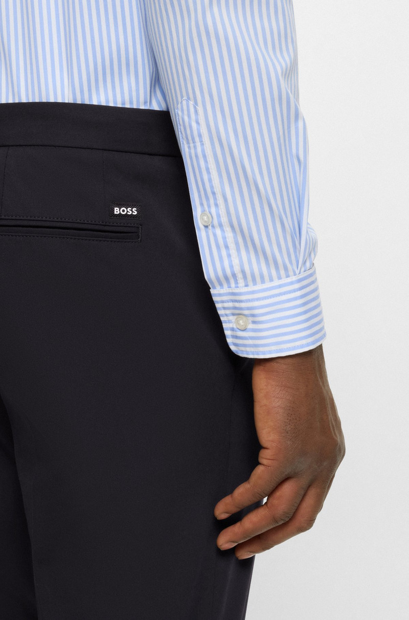 SLIM-FIT TROUSERS IN STRETCH COTTON 5