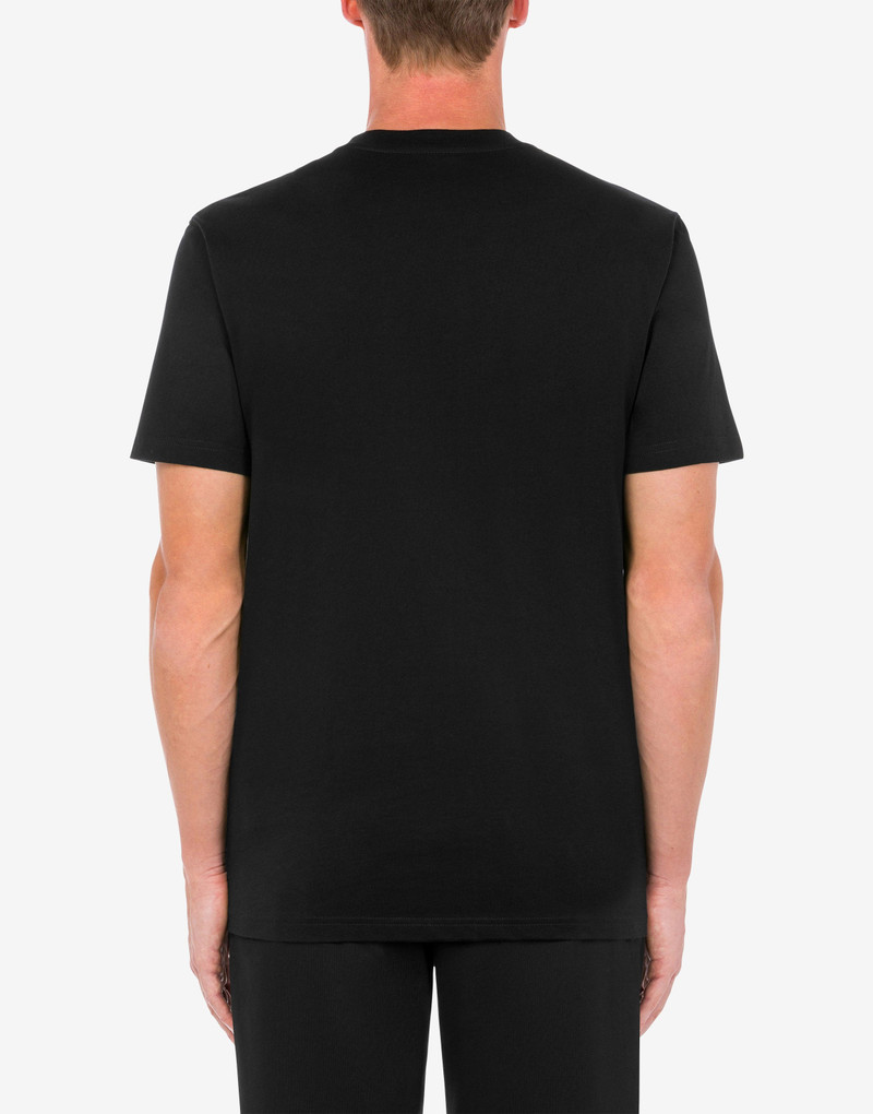 SILVER LOGO ORGANIC JERSEY T-SHIRT 3