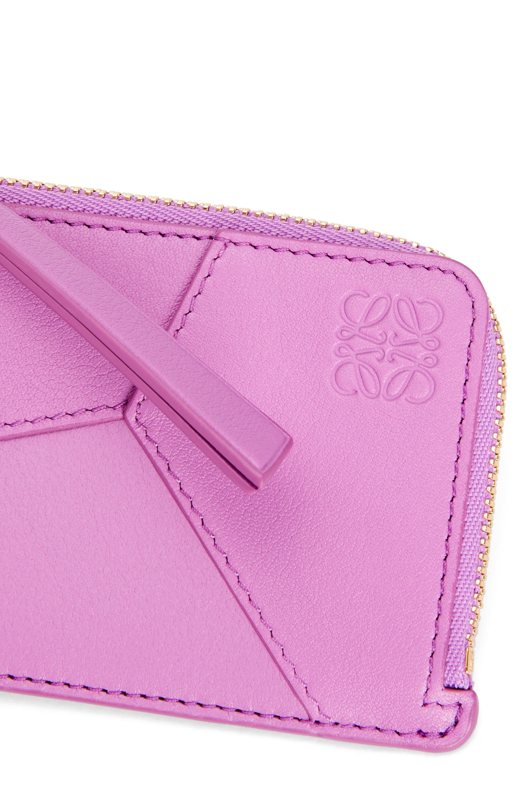 Puzzle Edge coin cardholder in classic calfskin - 4