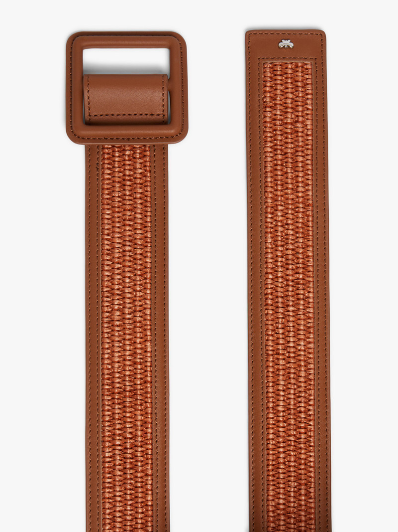 WEEKEND Max Mara BOCCA Raffia-look belt outlook
