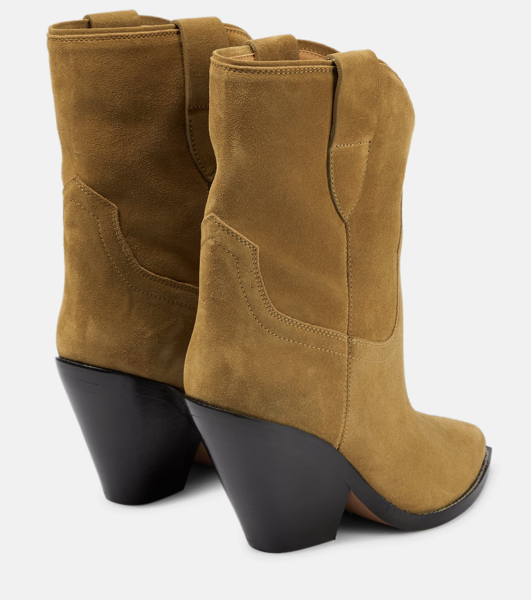 Leyane suede mid-calf cowboy boots - 3