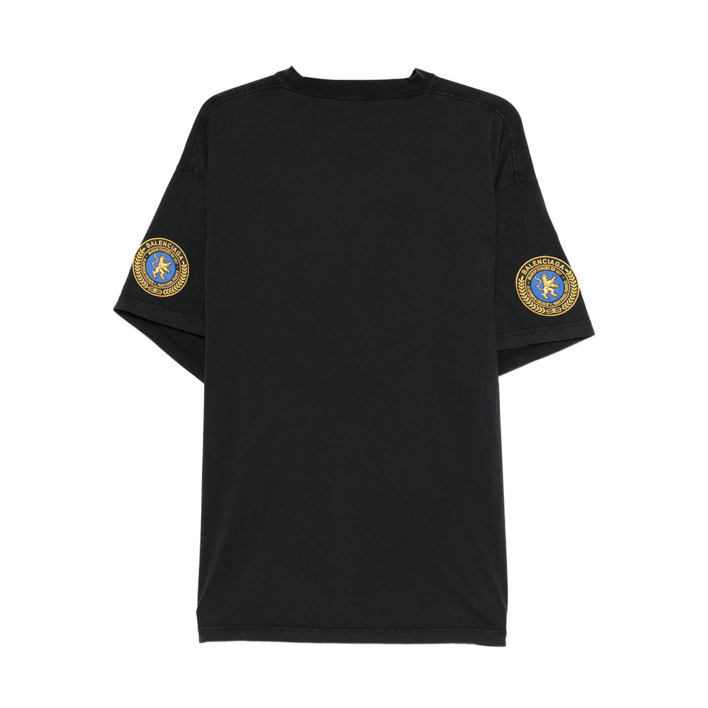 Balenciaga Black T-Shirts & Vests - T-Shirts Men - 2
