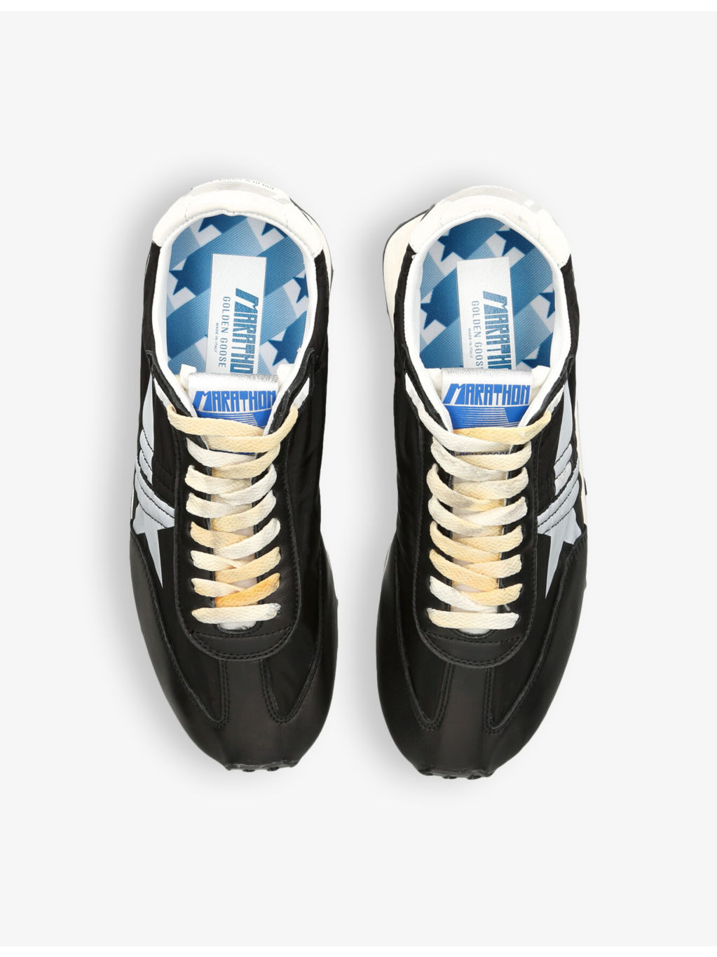 Marathon Runner leather and mesh low-top trainers - 2