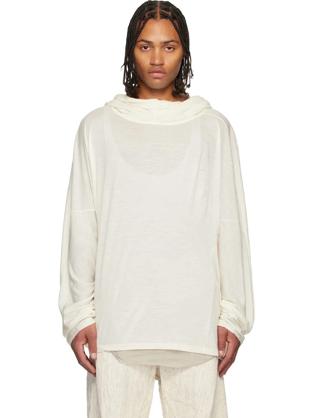 Off-White Concordians Tunic Hoodie - 1