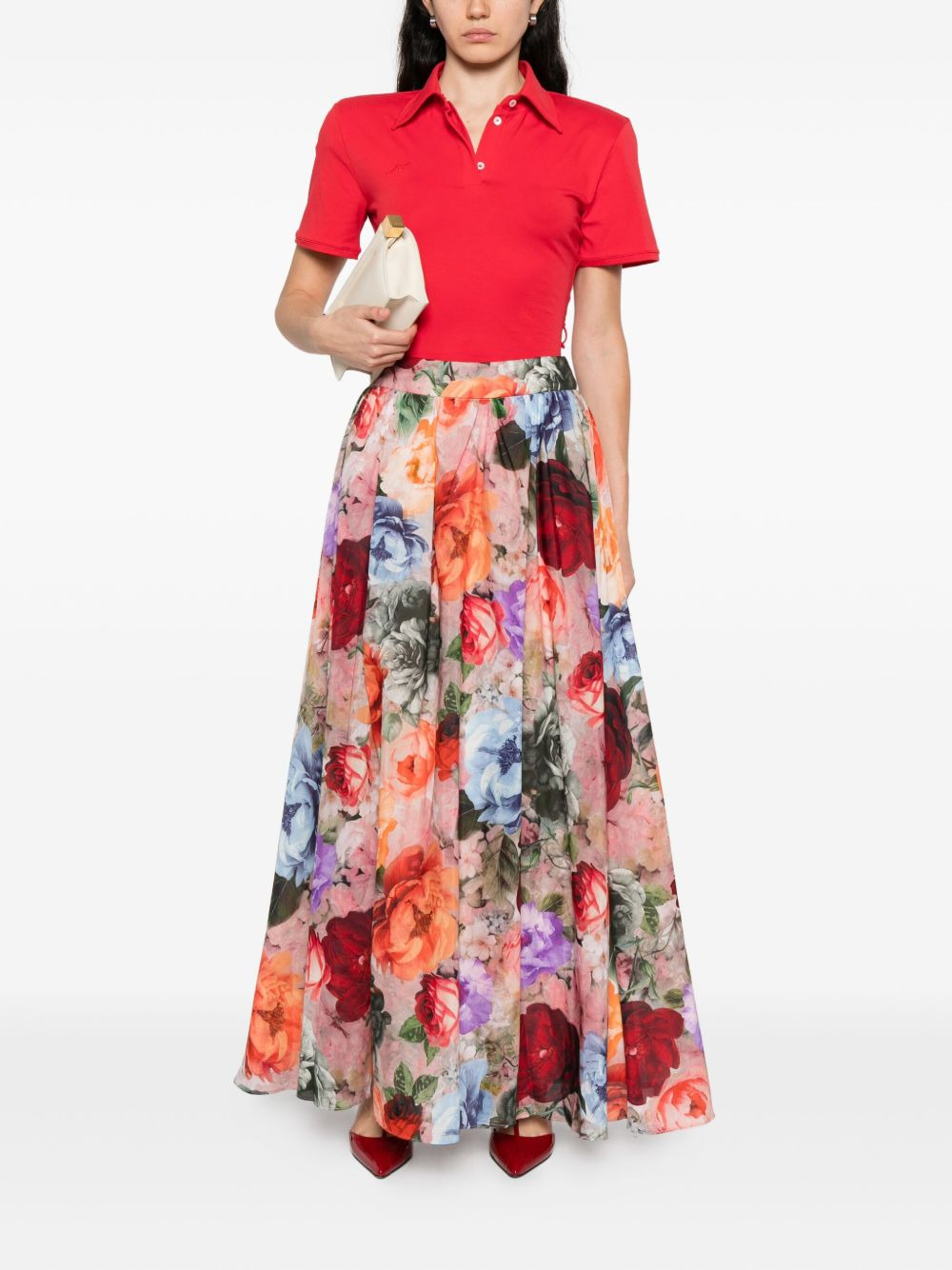 Nilda floral maxi skirt - 2