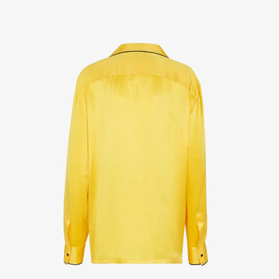 FENDI Yellow silk pajamas outlook