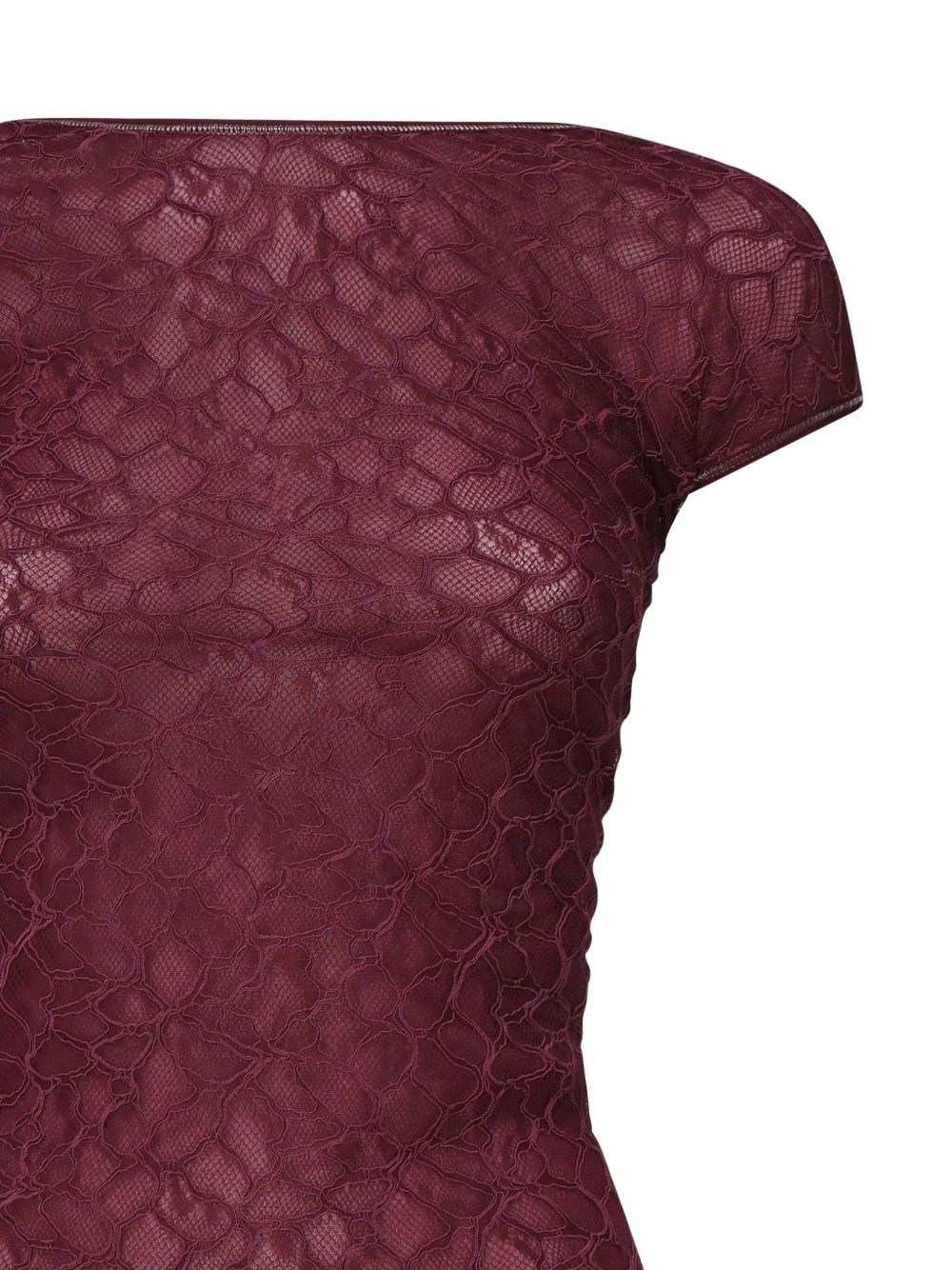 Cody lace-pattern T-shirt - 3