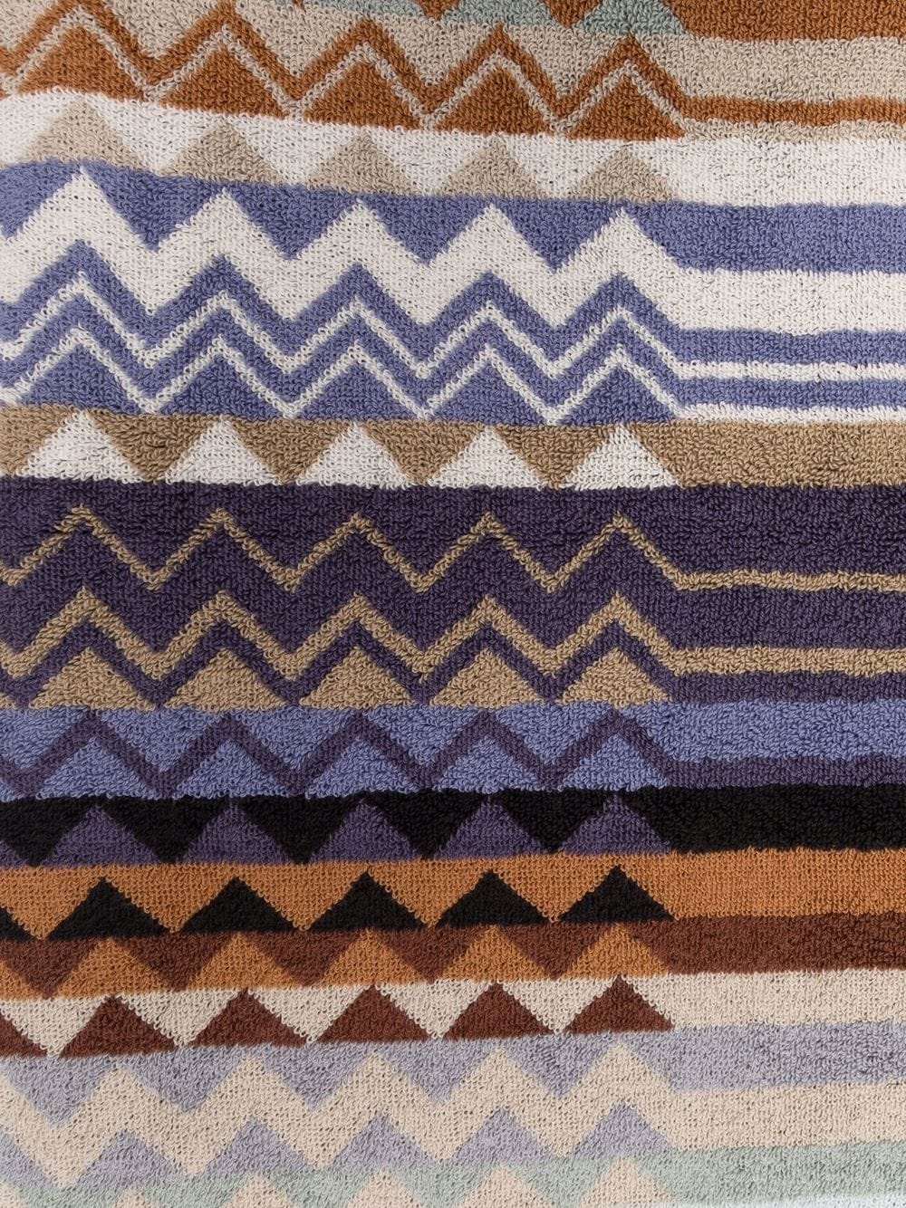 zig-zag cotton towel - 2